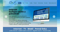 Desktop Screenshot of oxid.cz